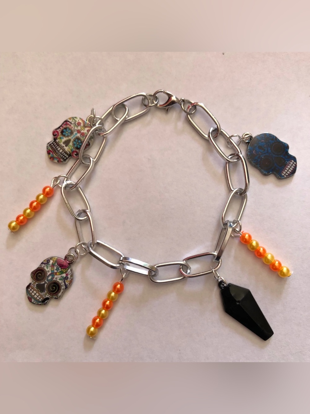 Día De Muertos Skull Calavera Charm Bracelet
SKU578